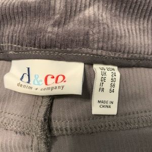ECU D&C Denim and Company Corduroy Jeans
